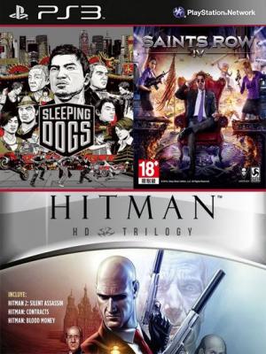Hitman Trilogy HD Mas Saints Row IV Mas Sleeping Dogs Edición digital PS3