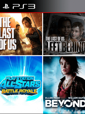 4 juegos en 1 PlayStation All-Stars Battle Royale + The Last of Us Edición Juego del Año + BEYOND: Dos almas PS3