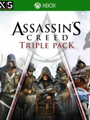 Pack triple Assassins Creed Black Flag mas Unity mas Syndicate - XBOX SERIES X/S