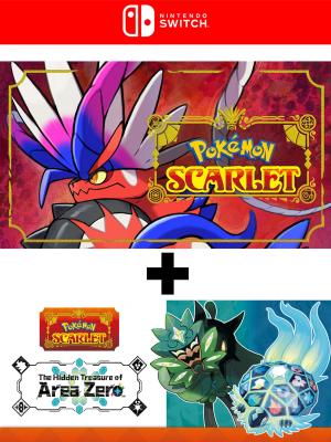 Pokémon Scarlet +  The Hidden Treasure of Area Zero - Nintendo Switch